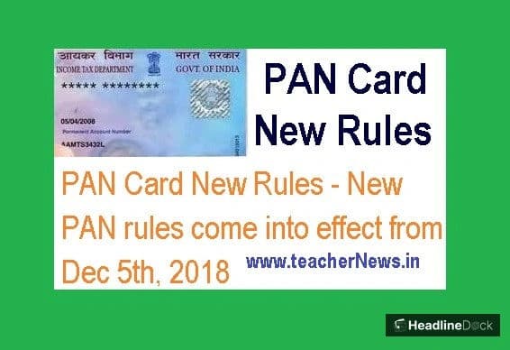 PAN Card Changes: Eliminate Need for PAN Card in Low-Value Property Transactions