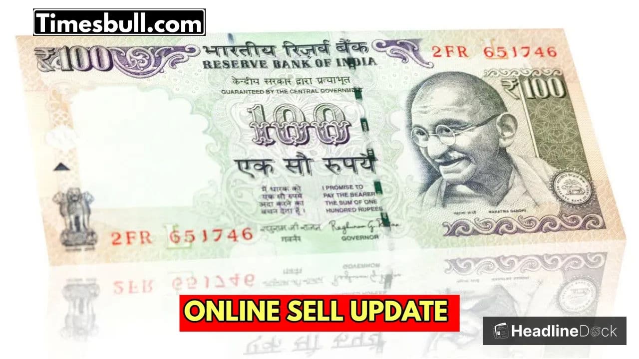 Sell Up to 3 Lakh Rupees for a 5 Rupee Note: A Unique Opportunity