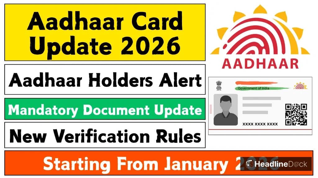 Aadhaar Update Rules Released: Key Changes for Security and Accuracy