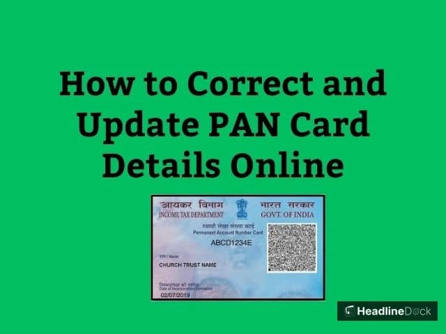 Pan Card Update Simplified: How to Change Name, Address, and Mobile Number