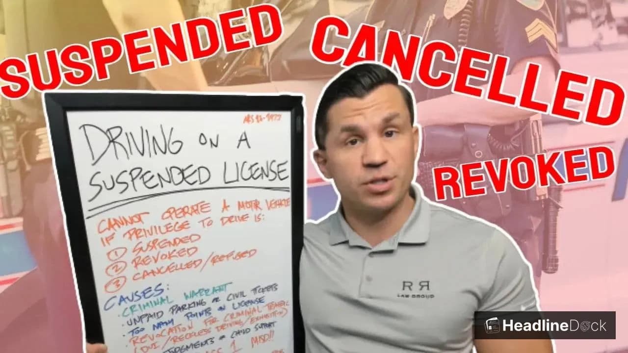 Driving License May Be Cancelled After 5 Traffic Offenses in 2026: HeadlineDock Exclusive