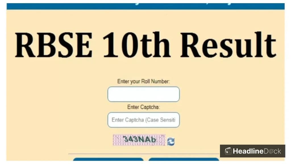 Rajasthan Board 10th Result 2026: Check Your Scores via RBSE DigiLocker or SMS