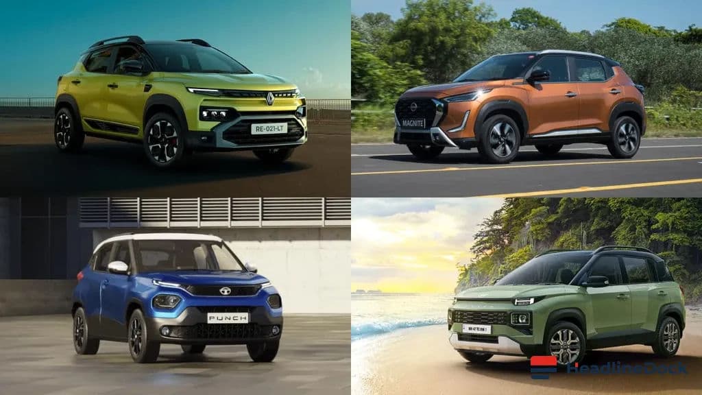 Top Affordable SUV Choices for Indian Families in 2026: Tata Punch, Hyundai Exter, Nissan Magnite and Renault Kiger