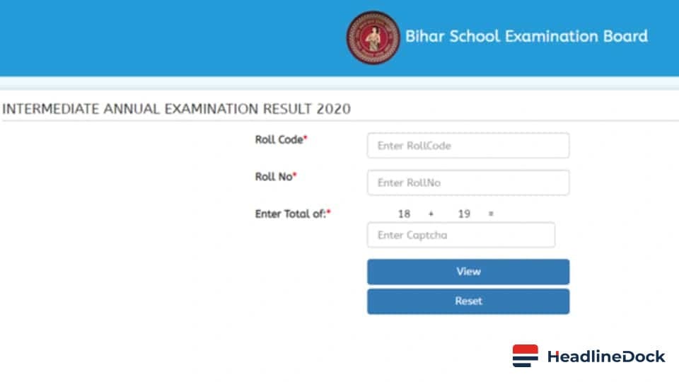 HeadlineDock News: Bihar Board 12th Results Release Date Revealed