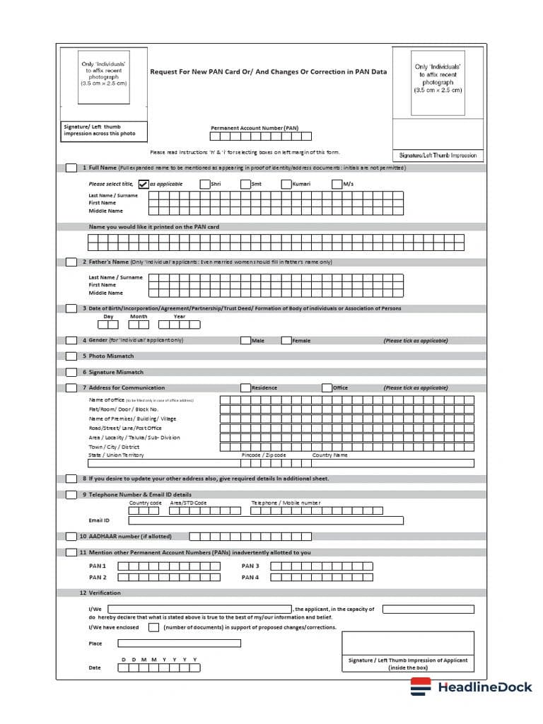 Pan Card Update: New Rules Effective From April 1