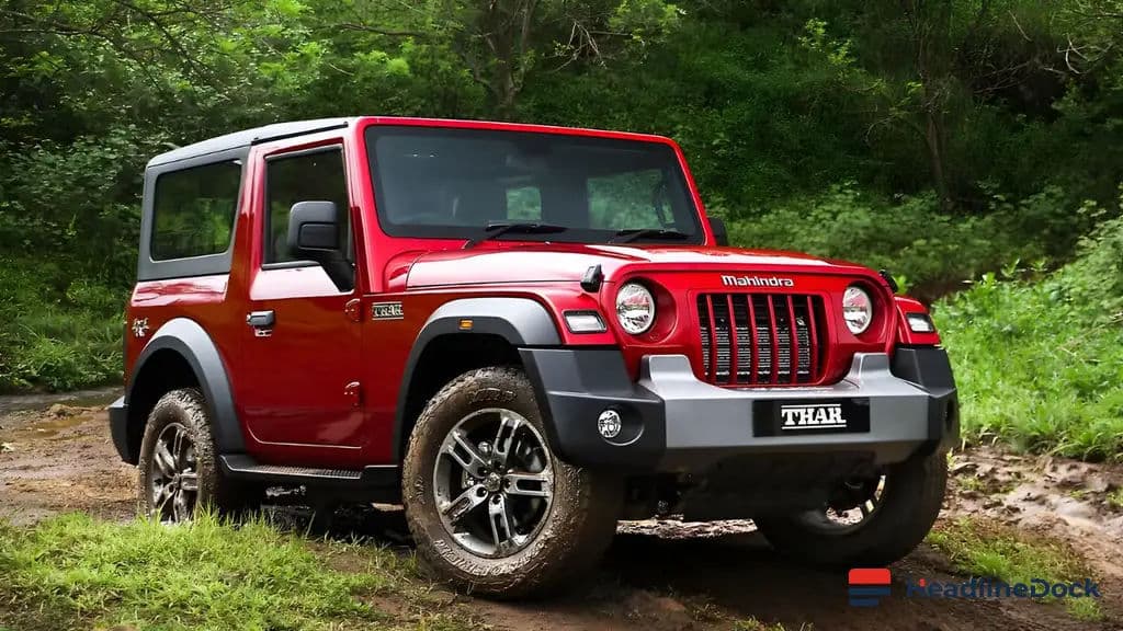 Mahindra Thar Price Hike Pushes Up Costs for SUV Enthusiasts