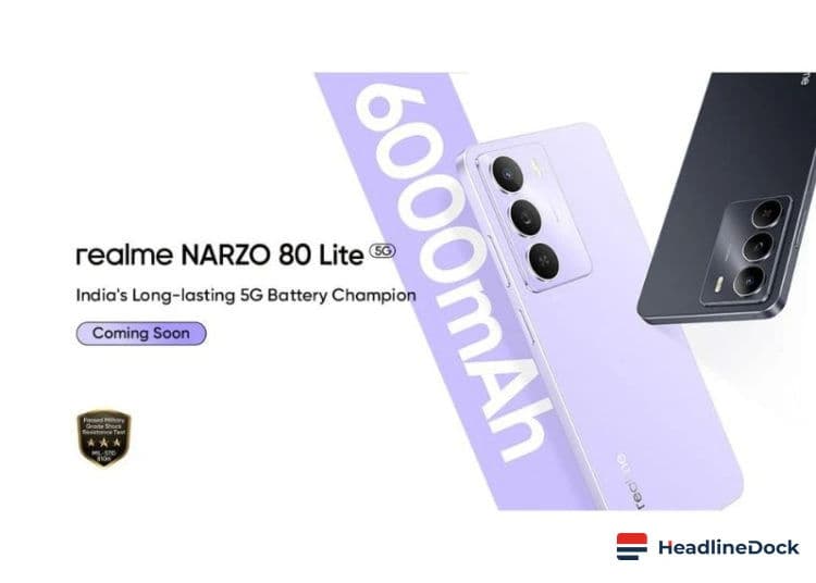 Realme Narzo 100 Lite Unveiled with Massive Battery and Smooth Display