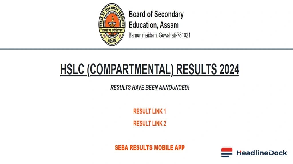 Assam HSLC Result 2026: Live Updates on Results and Scores