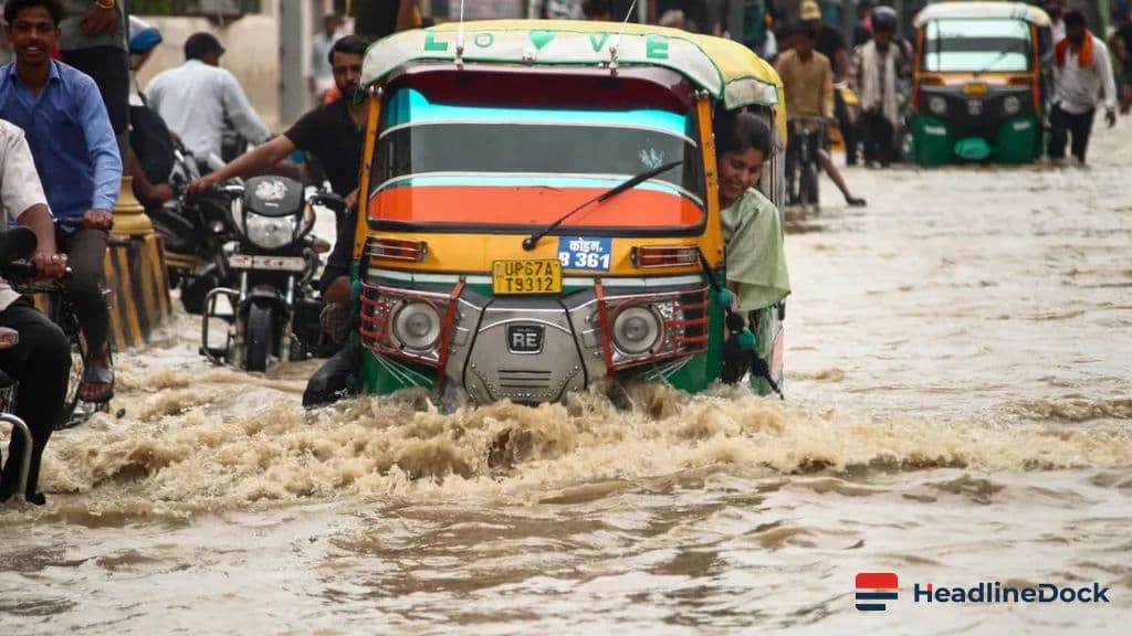 Heavy Rainfall Alert in Western UP: Weather Advisory Issued for Several Districts