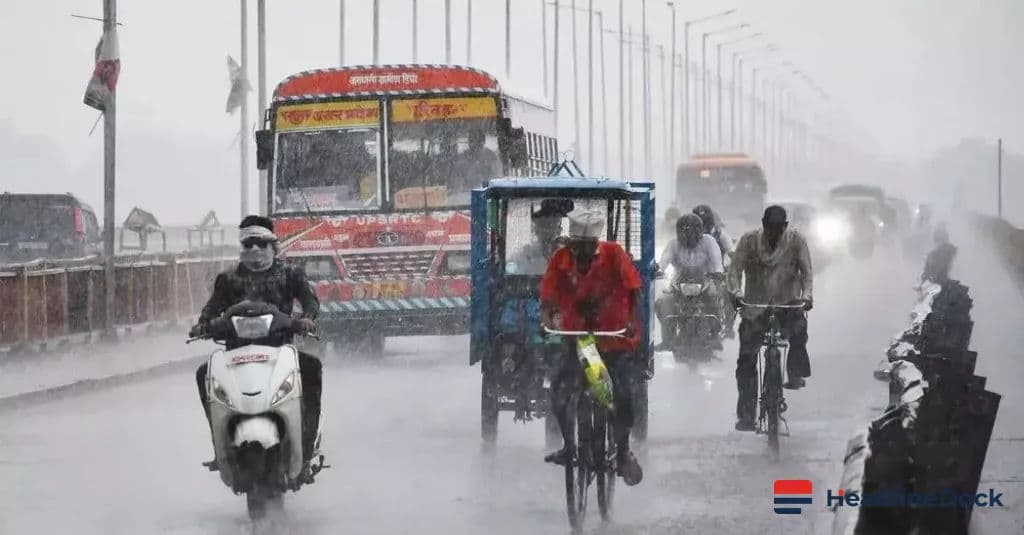 Heavy Rainfall Alert Issued for Western Uttar Pradesh in Next 48 Hours