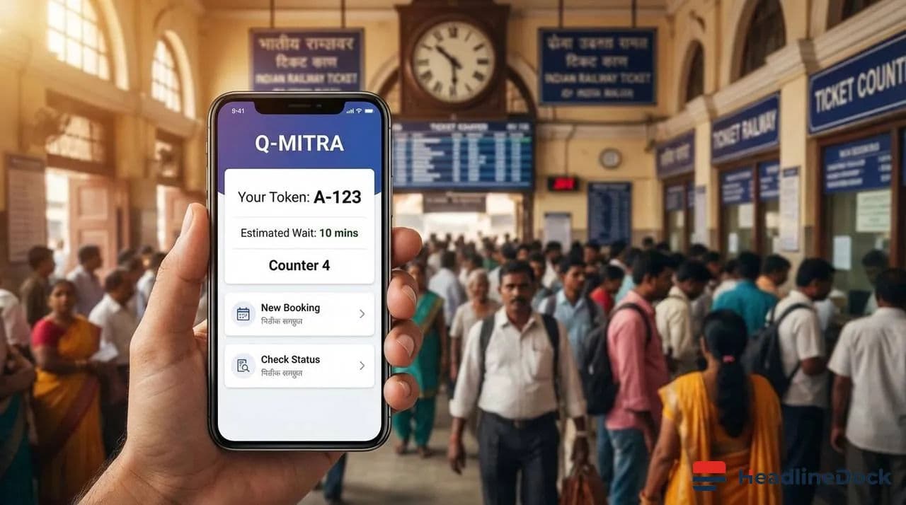 Q Mitra App: How to Skip Long Railway Queues with Digital Tickets