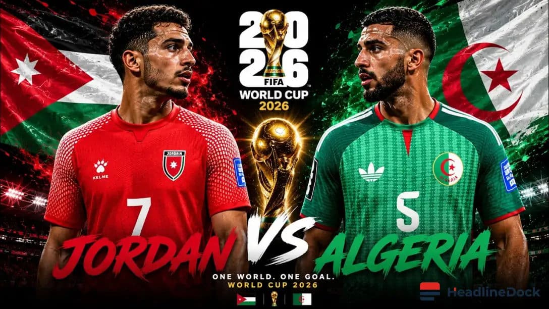 FIFA World Cup 2026: Algeria Faces Jordan in Vital Group J Clash