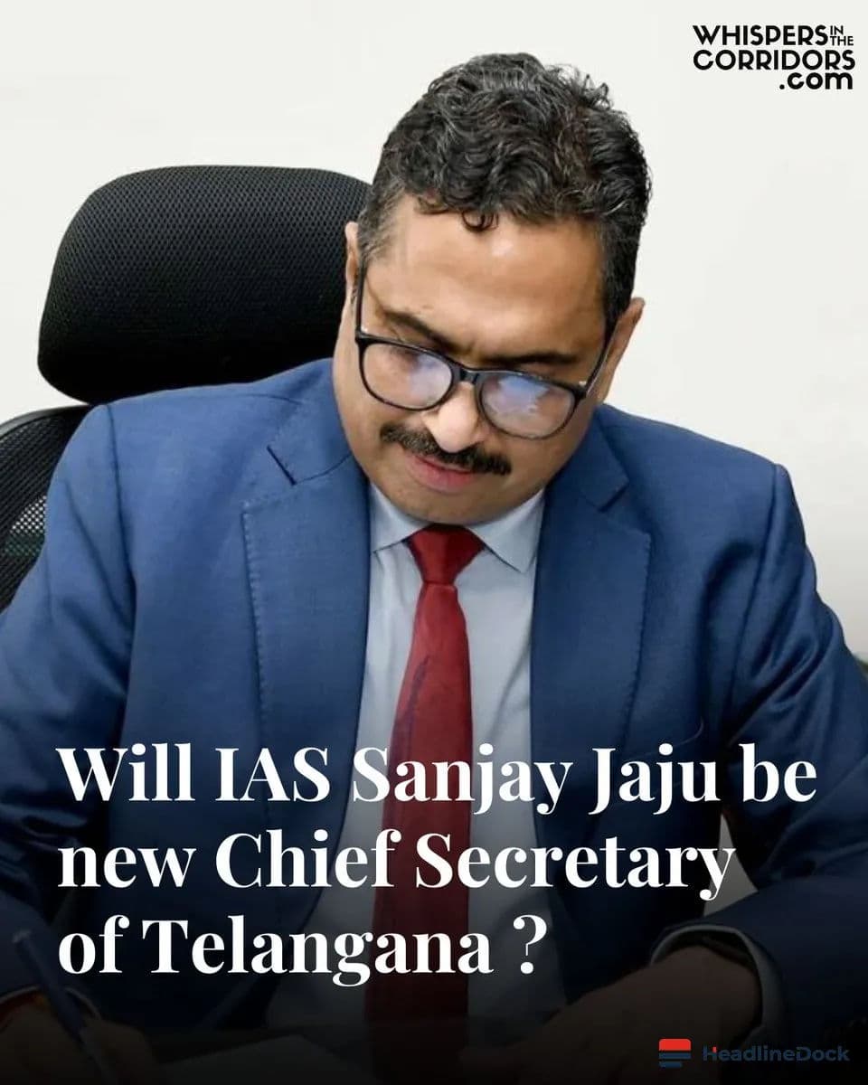 Sanjay Jaju Named New Chief Secretary of Telangana Following Central Repatriation