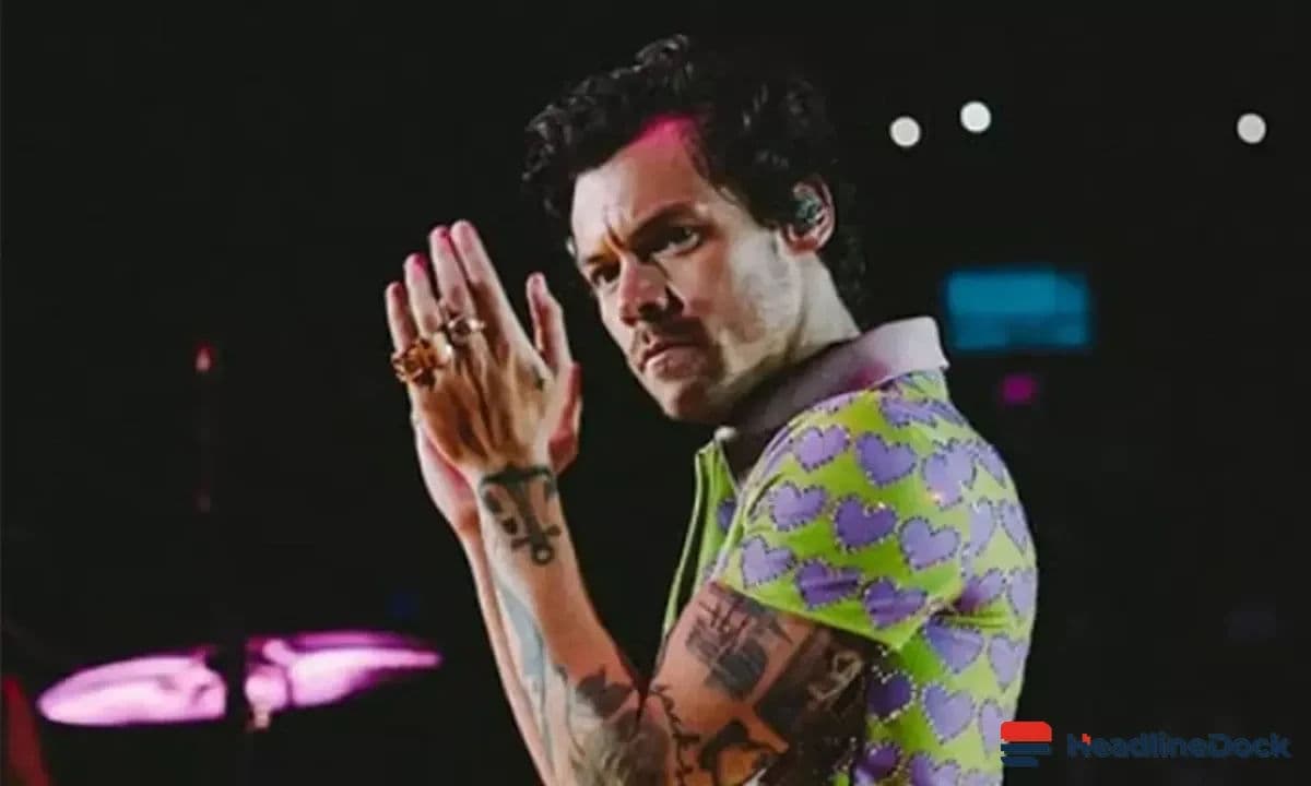 Harry Styles Collapses On Stage During London Wembley Residency Concert Event