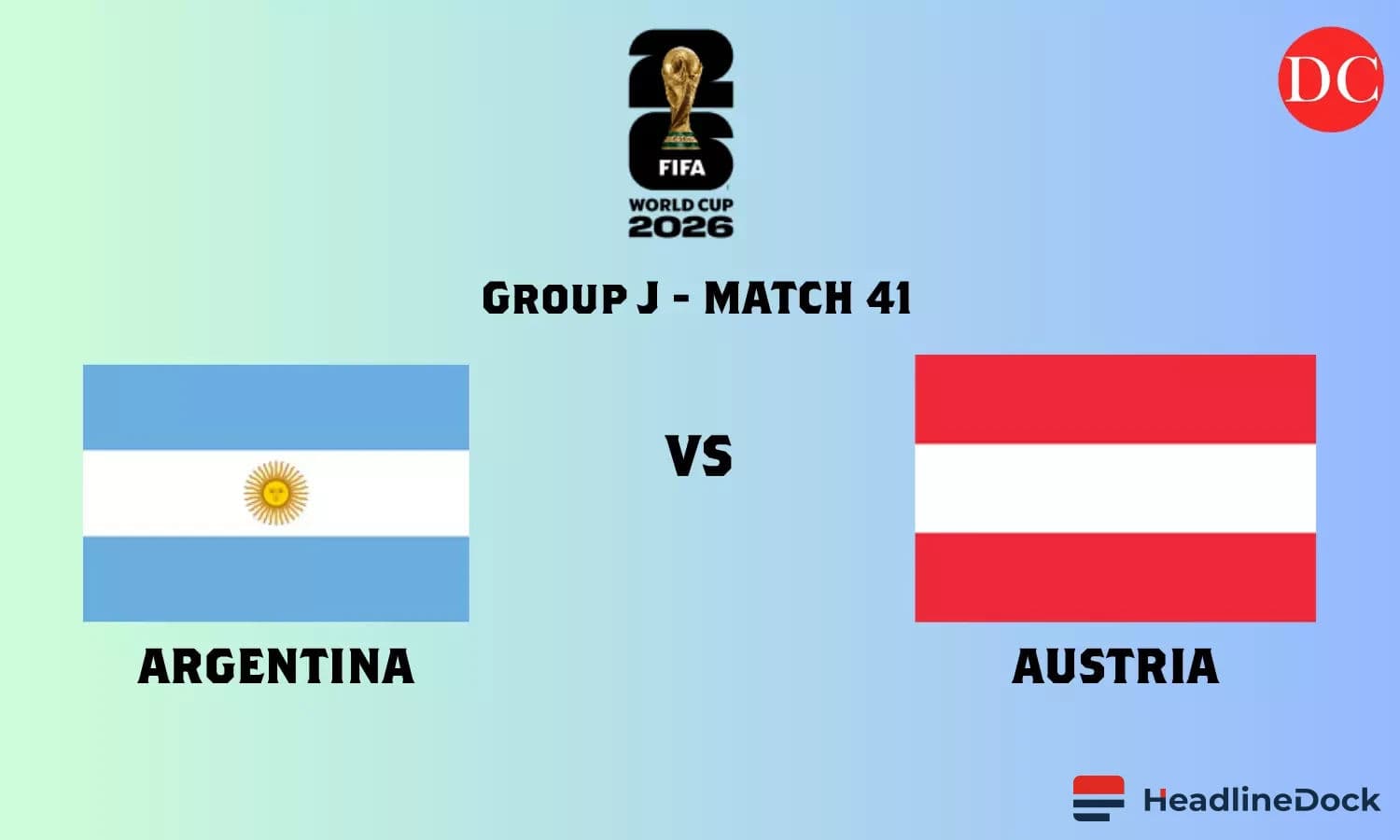 FIFA World Cup 2026: Argentina vs Austria Live Clash at Dallas Stadium