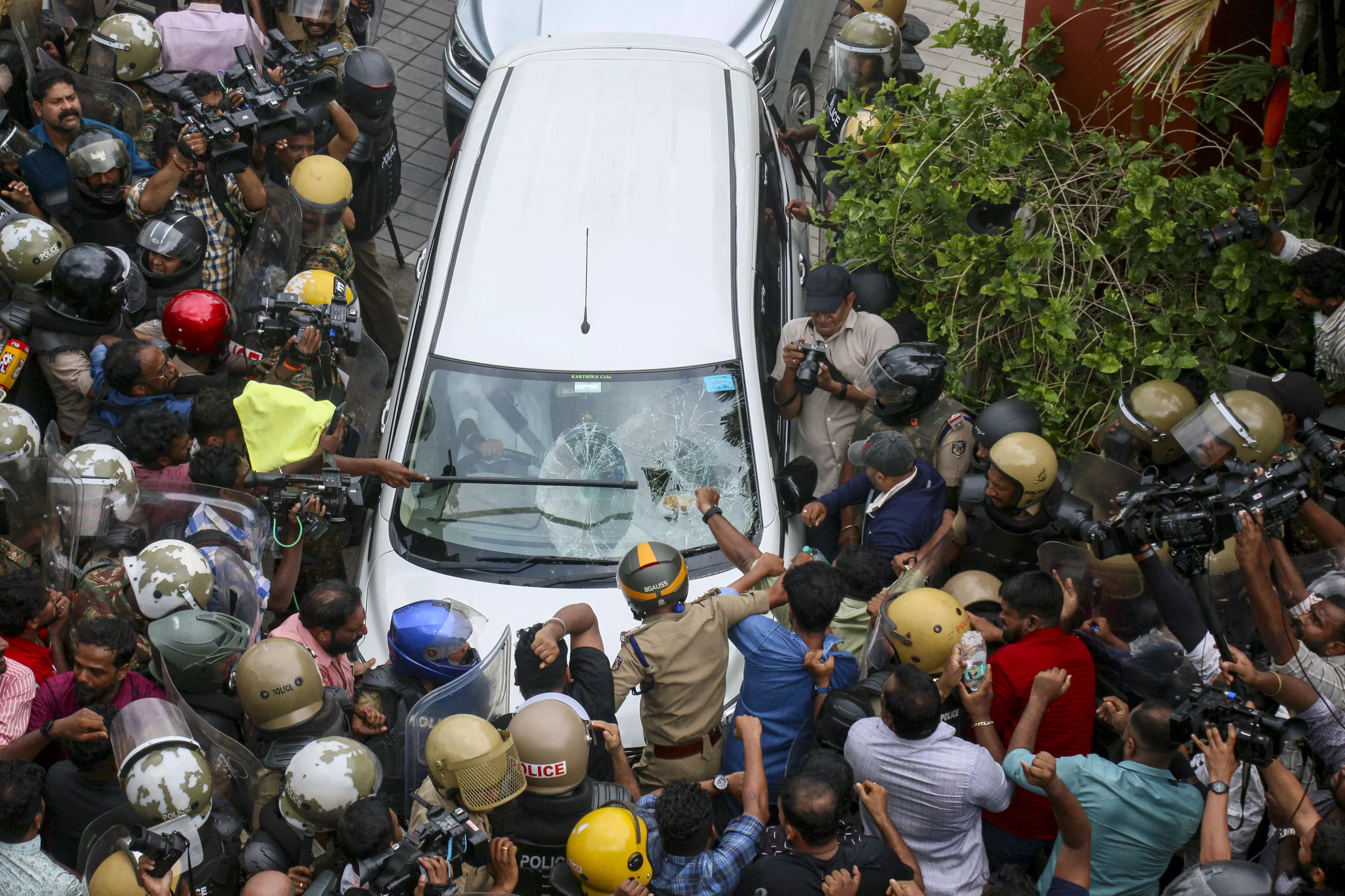 Over 300 Booked in Violent Kerala Clash Amid ED Raids