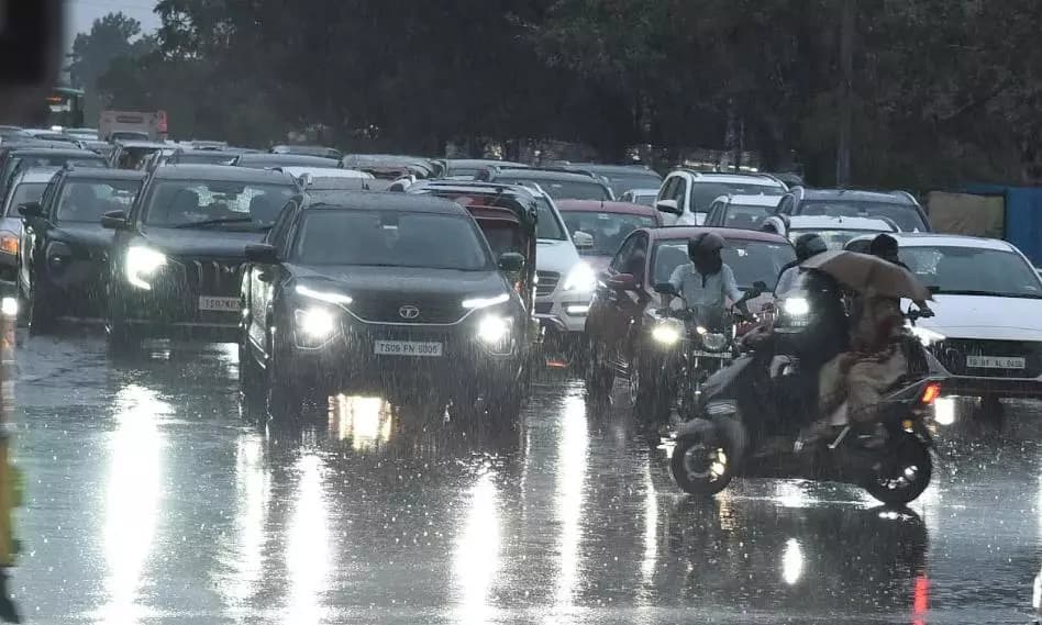 Hyderabad Rejoices as Mild Rains Provide Respite from Scorching Heat