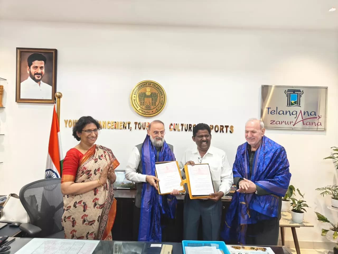 Telangana Heritage Department Partners with Iran to Digitize Rare Historical Archives