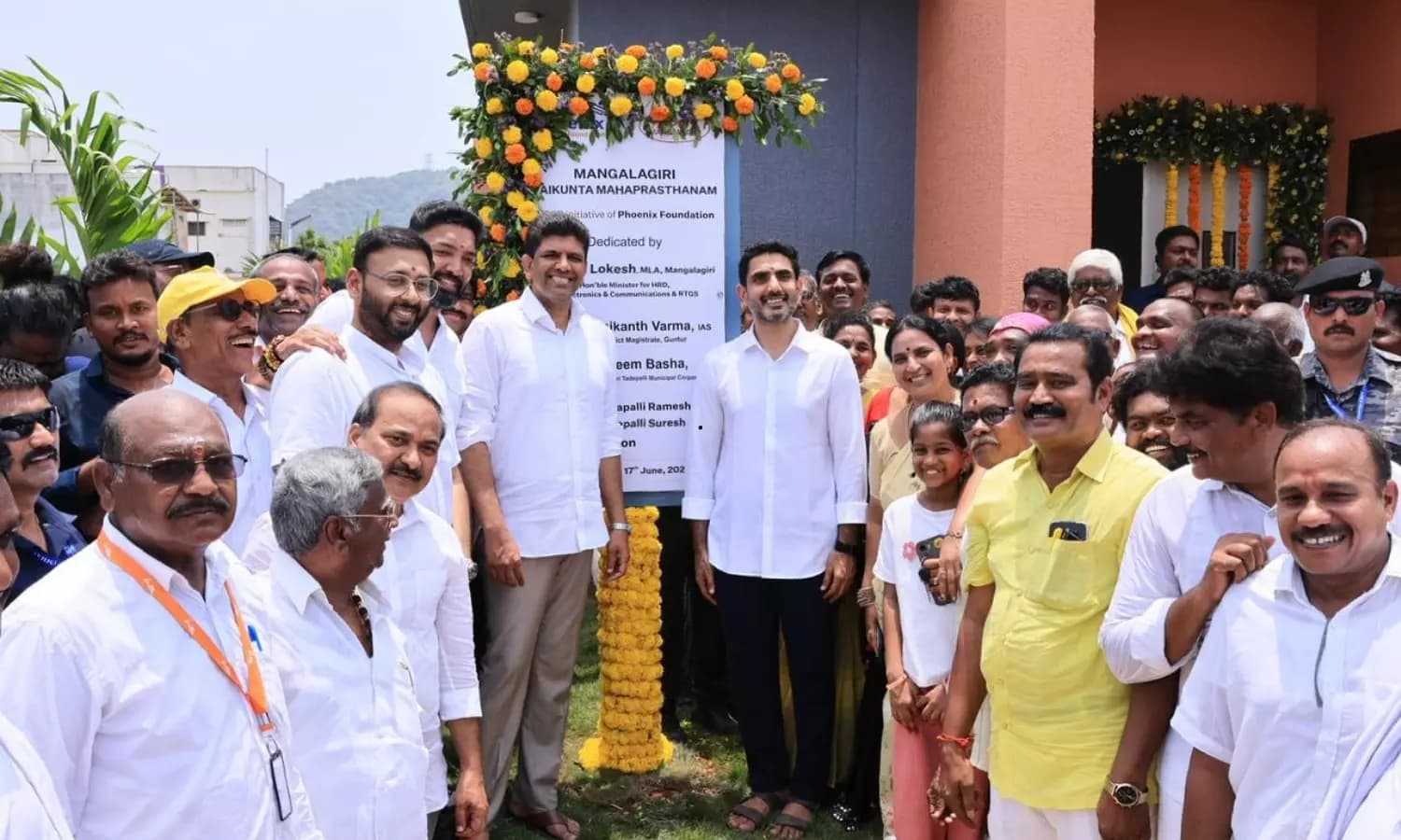 Rs 750 Crore Infrastructure Drive Launched for Development of Mangalagiri Constituency