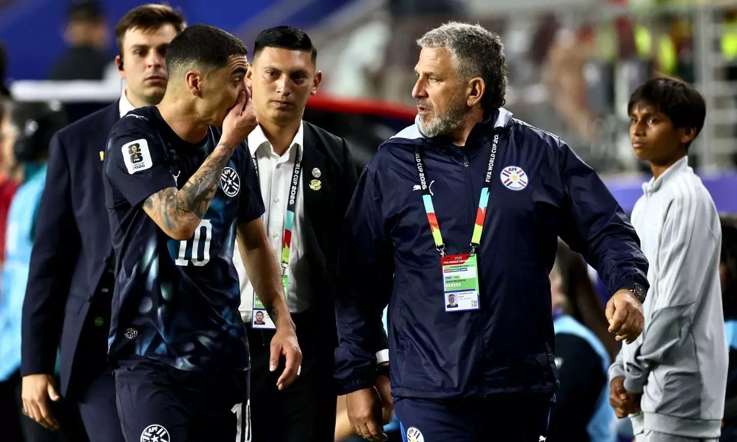 Paraguay Ace Almiron First Sent Off Under New FIFA Mouth Covering Rule
