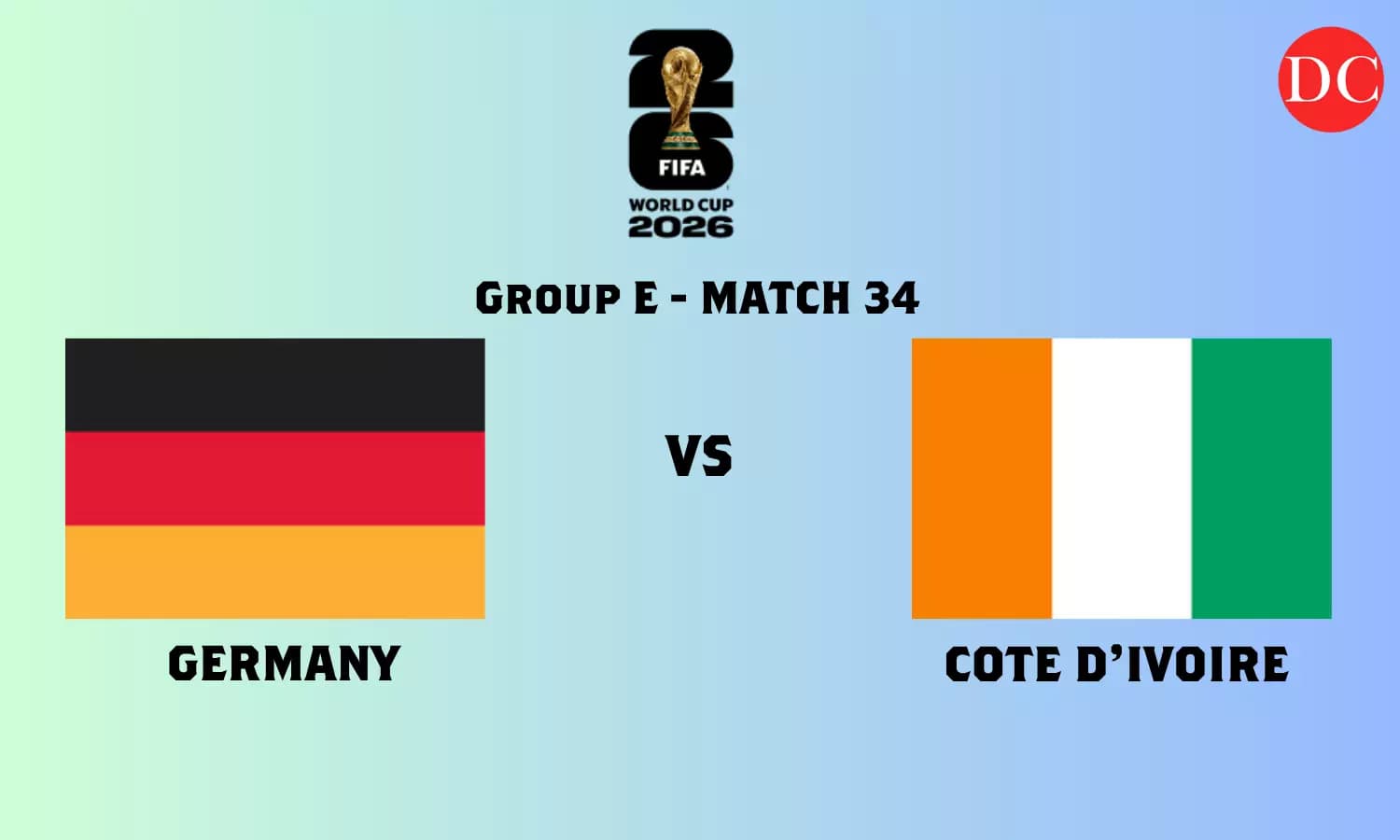 Germany vs Côte d'Ivoire: Crucial FIFA World Cup 2026 Group E Clash