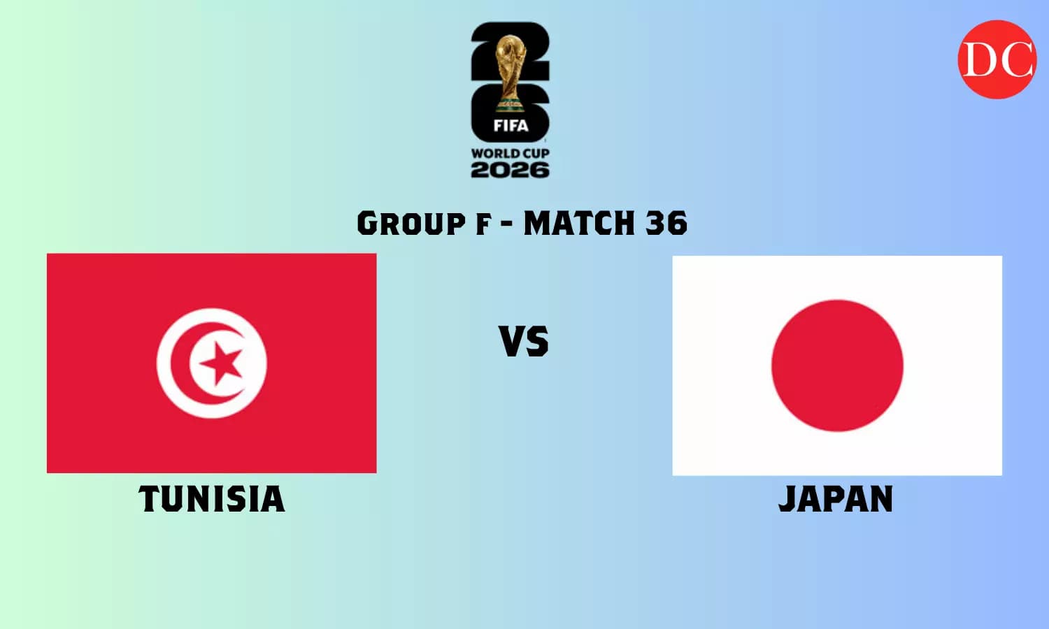 FIFA World Cup 2026 Live: Tunisia vs Japan Clash at Monterrey