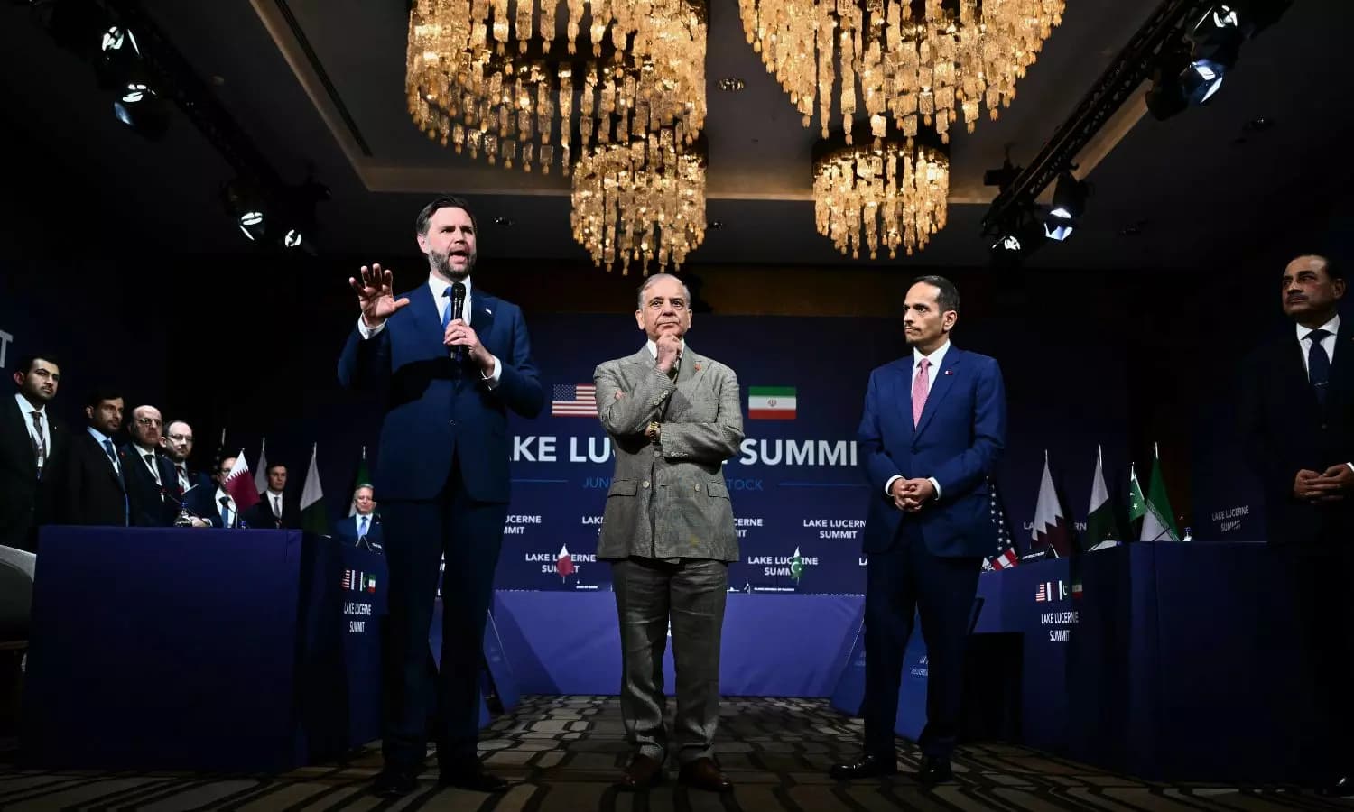 US and Iran Engage in High-Stakes Peace Talks at Lake Lucerne Summit