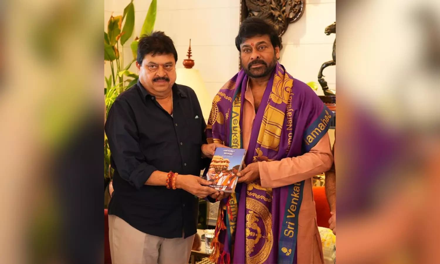 BJP Delegation Briefs Chiranjeevi on 12 Years of Modi Government Achievements