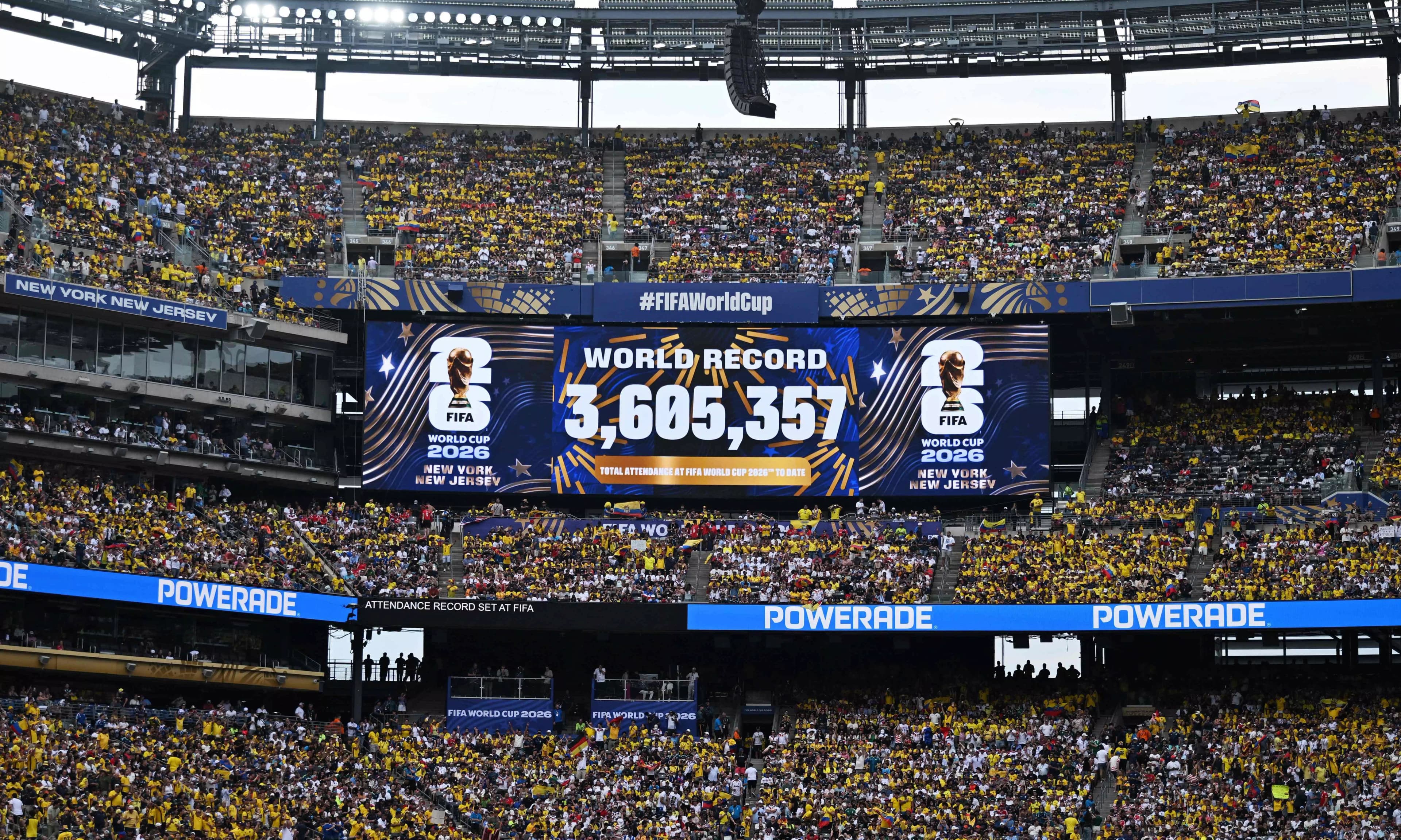 FIFA World Cup 2026 Shatters All-Time Attendance Record During Germany-Ecuador Match