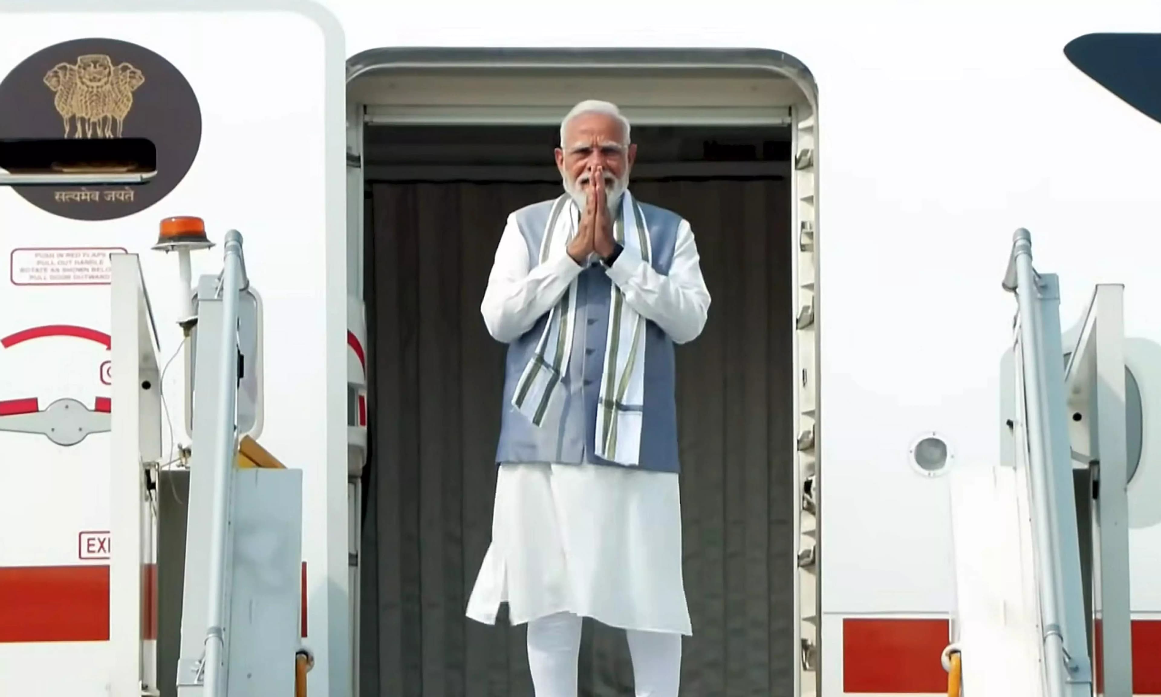 PM Narendra Modi Lands in Seychelles for Strategic Three-Day Official Visit