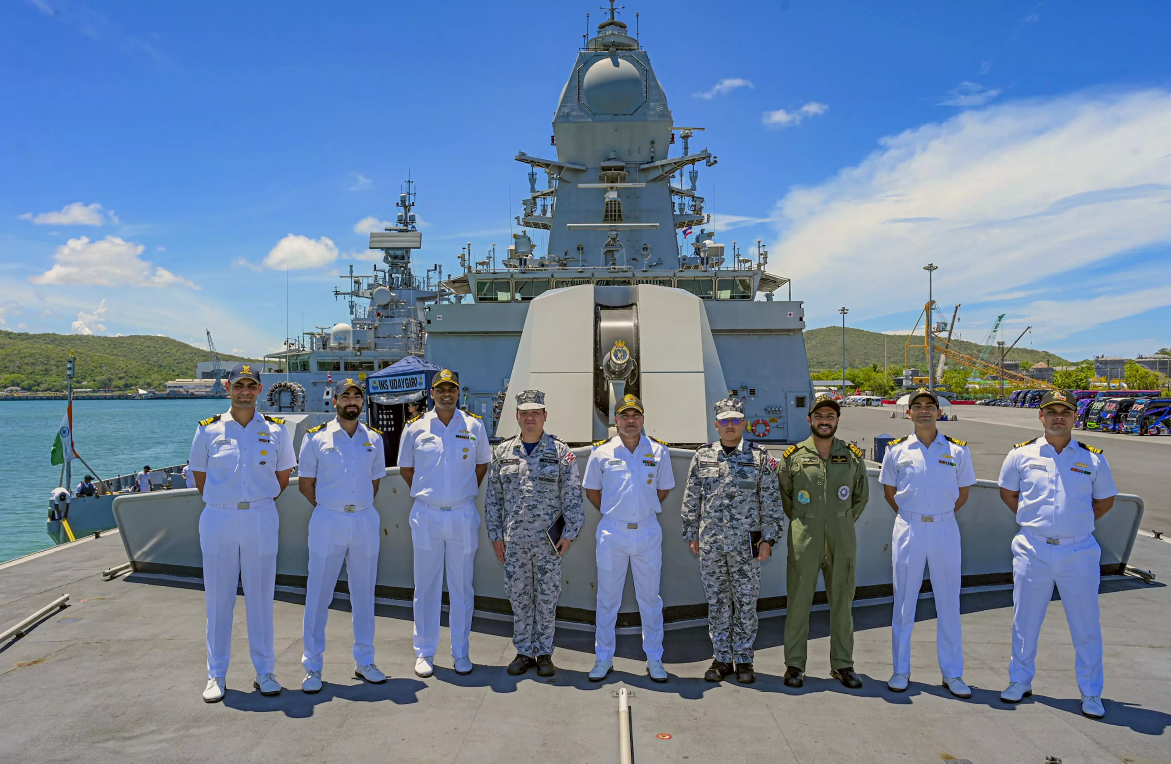 Three Eastern Fleet Ships Arrive in Thailand To Boost Naval Ties