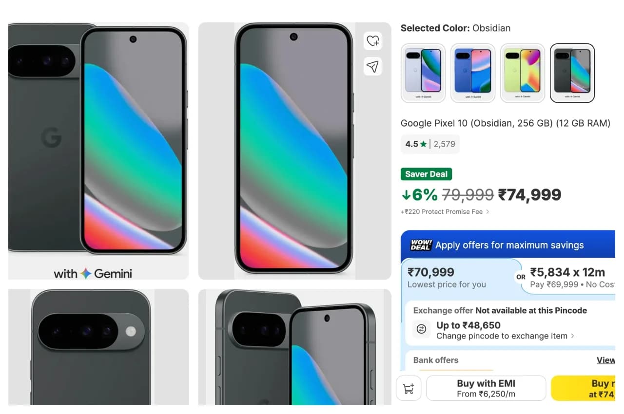 Google Pixel 10 Gets ₹4,000 Discount with Bank Partnerships