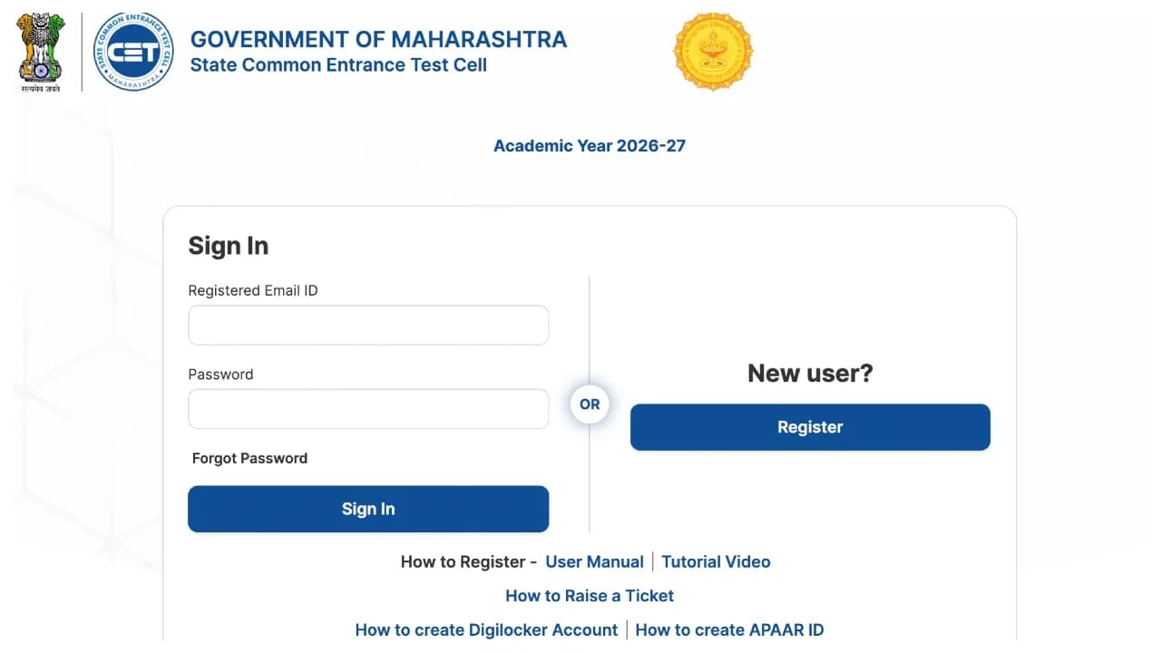MHT CET 2026 PCM Result Declared: Download Scorecard at cetcell.mahacet.org