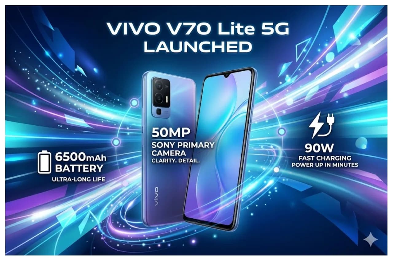 Vivo V70 Lite 5G Unveiled: Specifications & Pricing Revealed