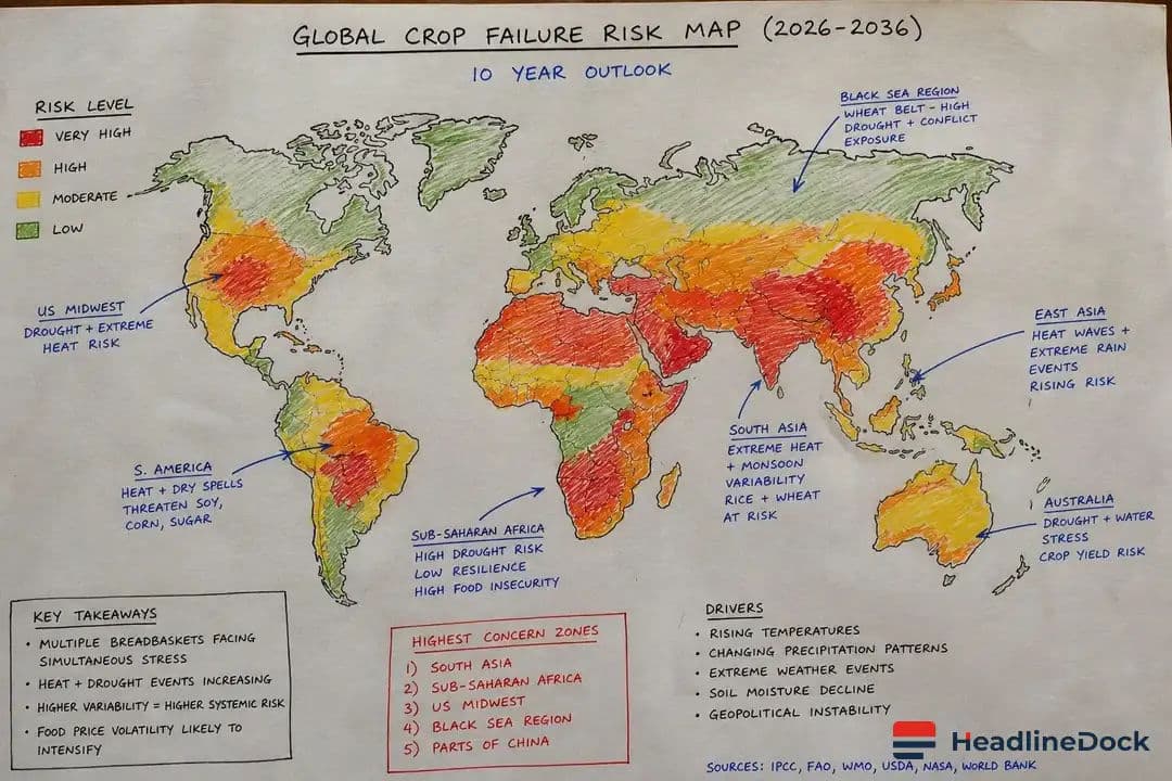 What Happens When Global Breadbasket Regions Fail Simultaneously?