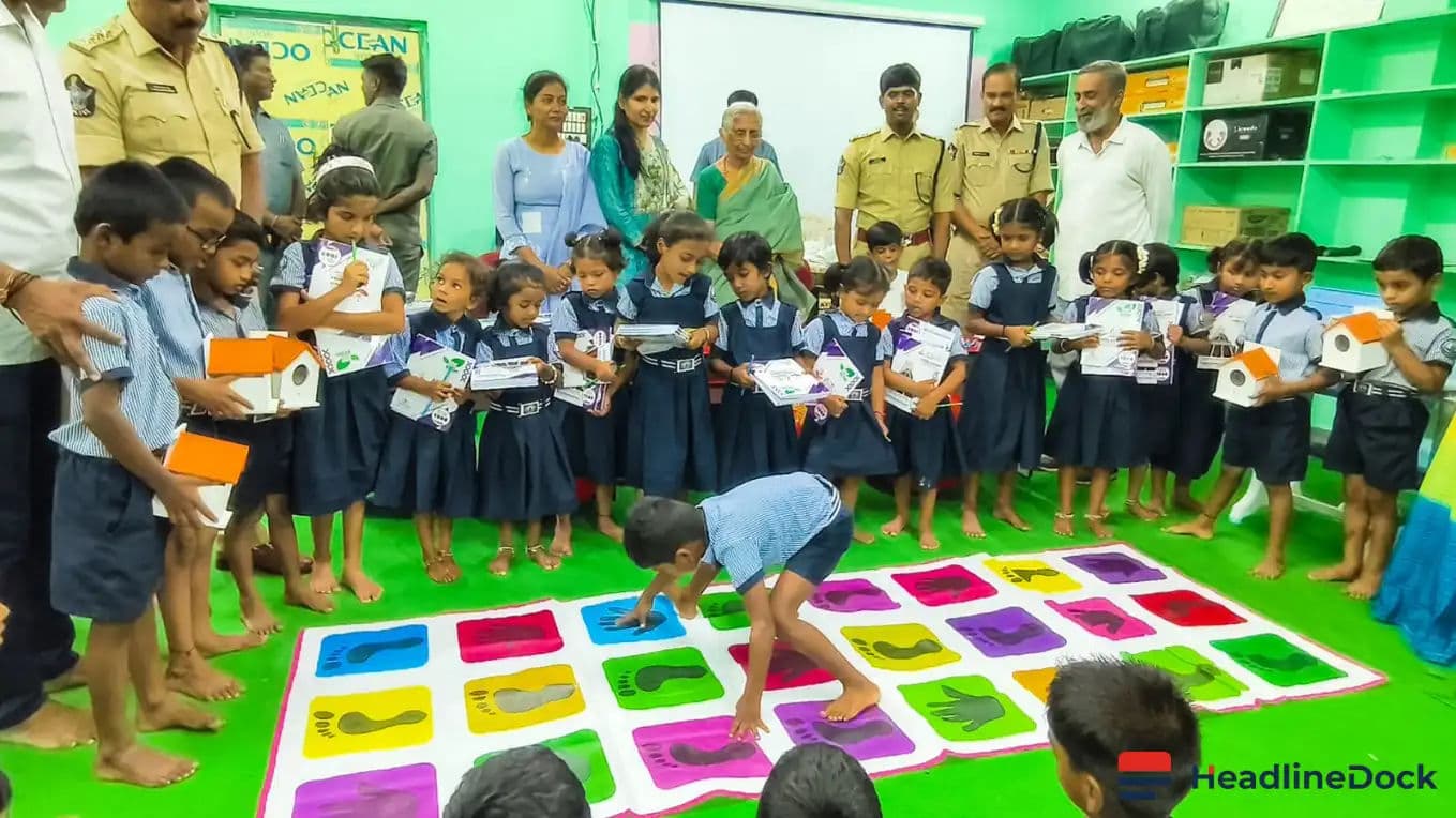 Anantapur Organizations Boost Local Education with New School Supplies Donation