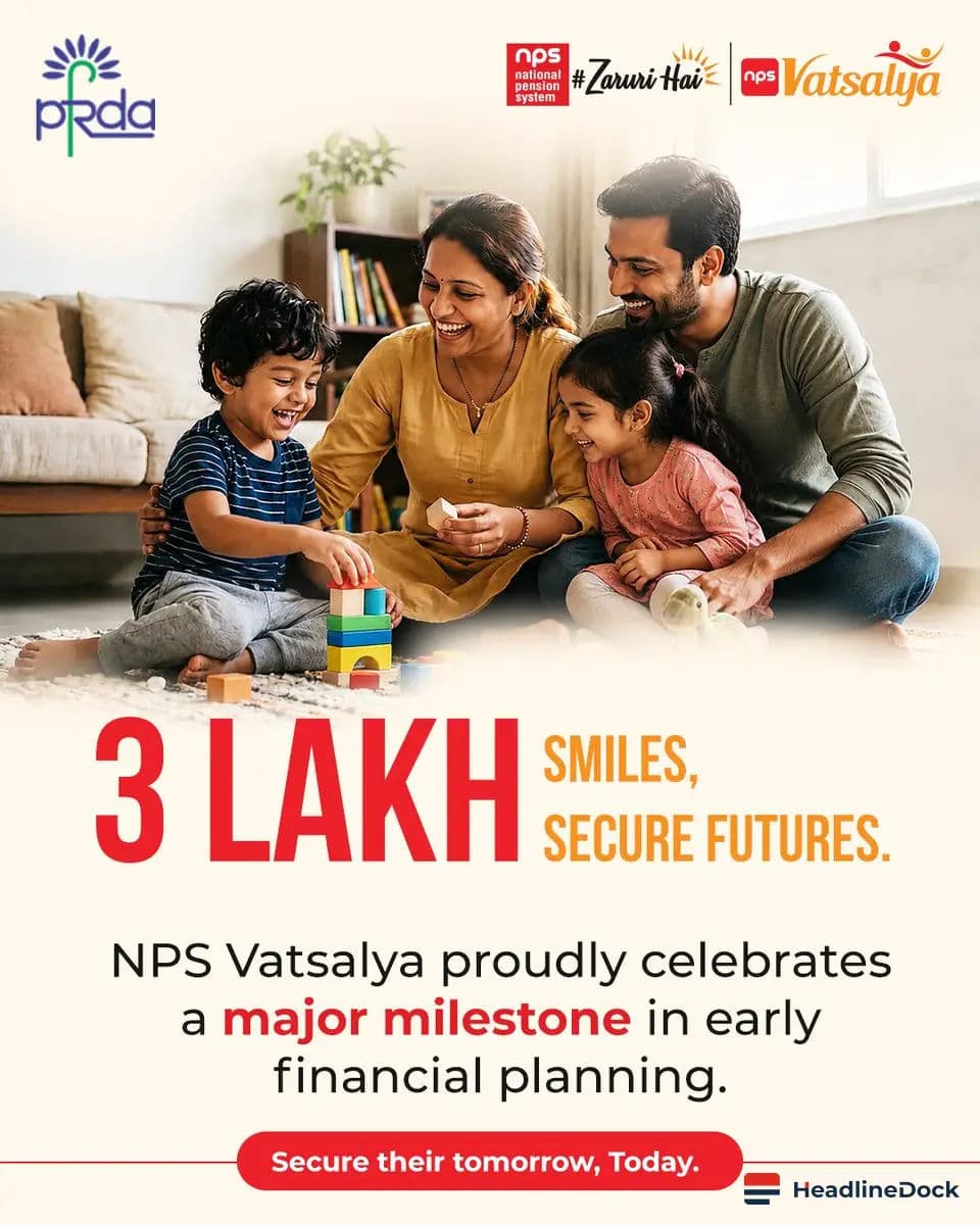 NPS Vatsalya Reaches 3 Lakh Enrolments: Why It Is A Top Choice for Minors