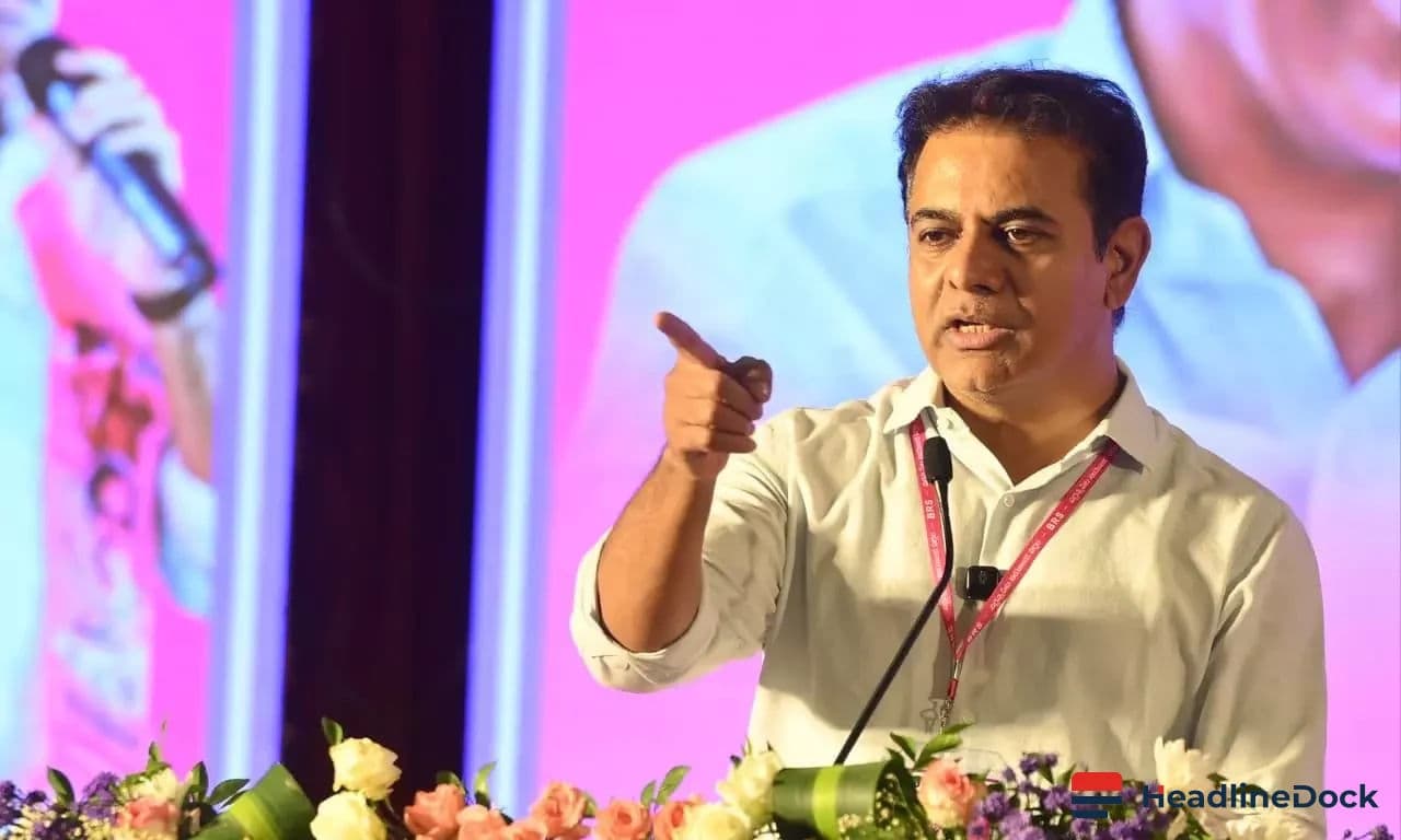 K.T. Rama Rao Claims Telangana CM Is Working Under BJP Diktats