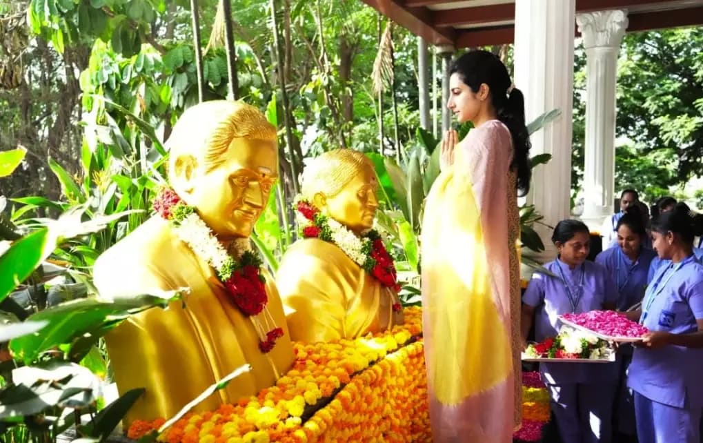 NTR's Legacy Honored at 103rd Birth Anniversary Ceremony at Basavatarakam Hospital