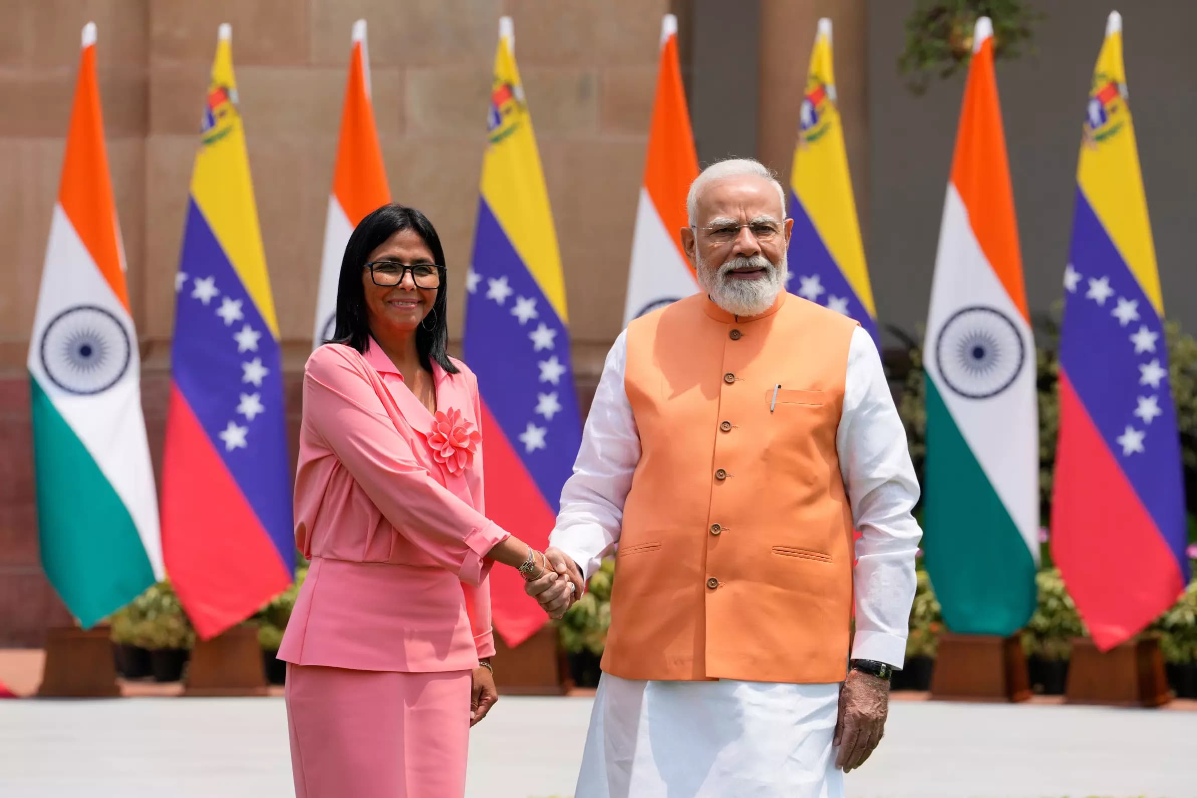 India Meets Venezuela's Acting President: Key Agreements to Strengthen Energy and Trade Relations