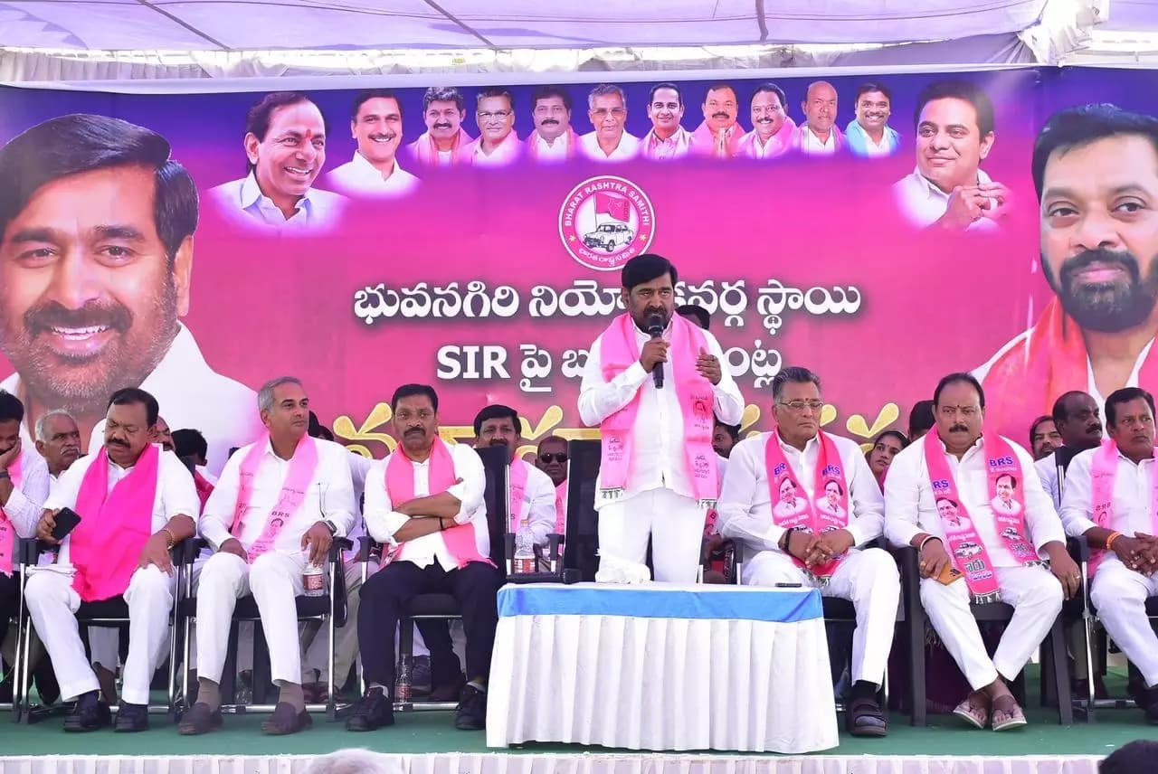 BRS MLA Vows Probe Into HAM Road Works Upon Returning To Power