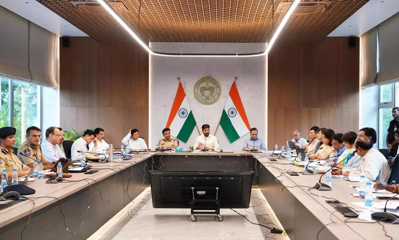 CM Revanth Reddy Warns Officials Over Inadequate Monsoon Preparedness in Hyderabad