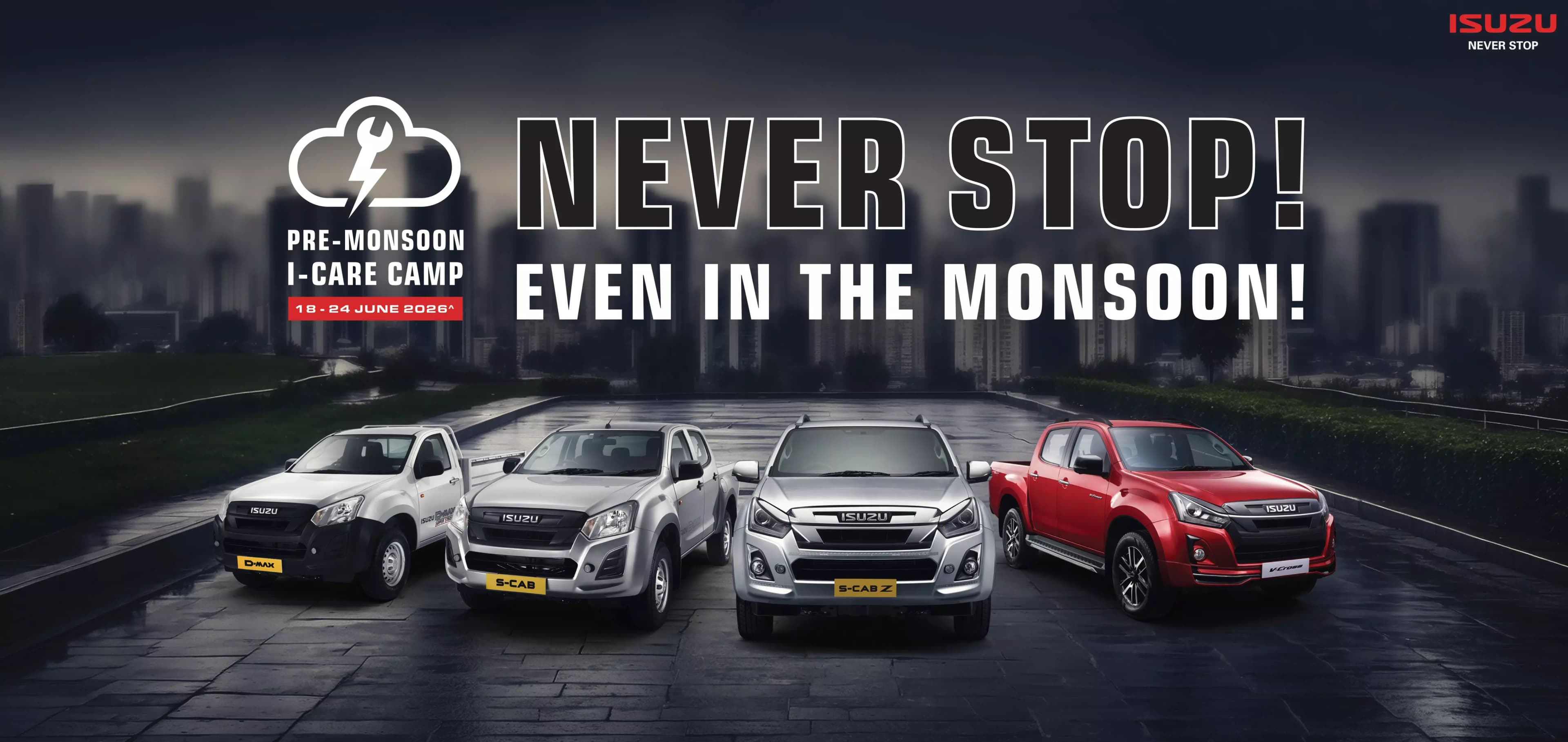 Isuzu India Launches Nationwide Pre-Monsoon Service Camp for Pick-ups and SUVs