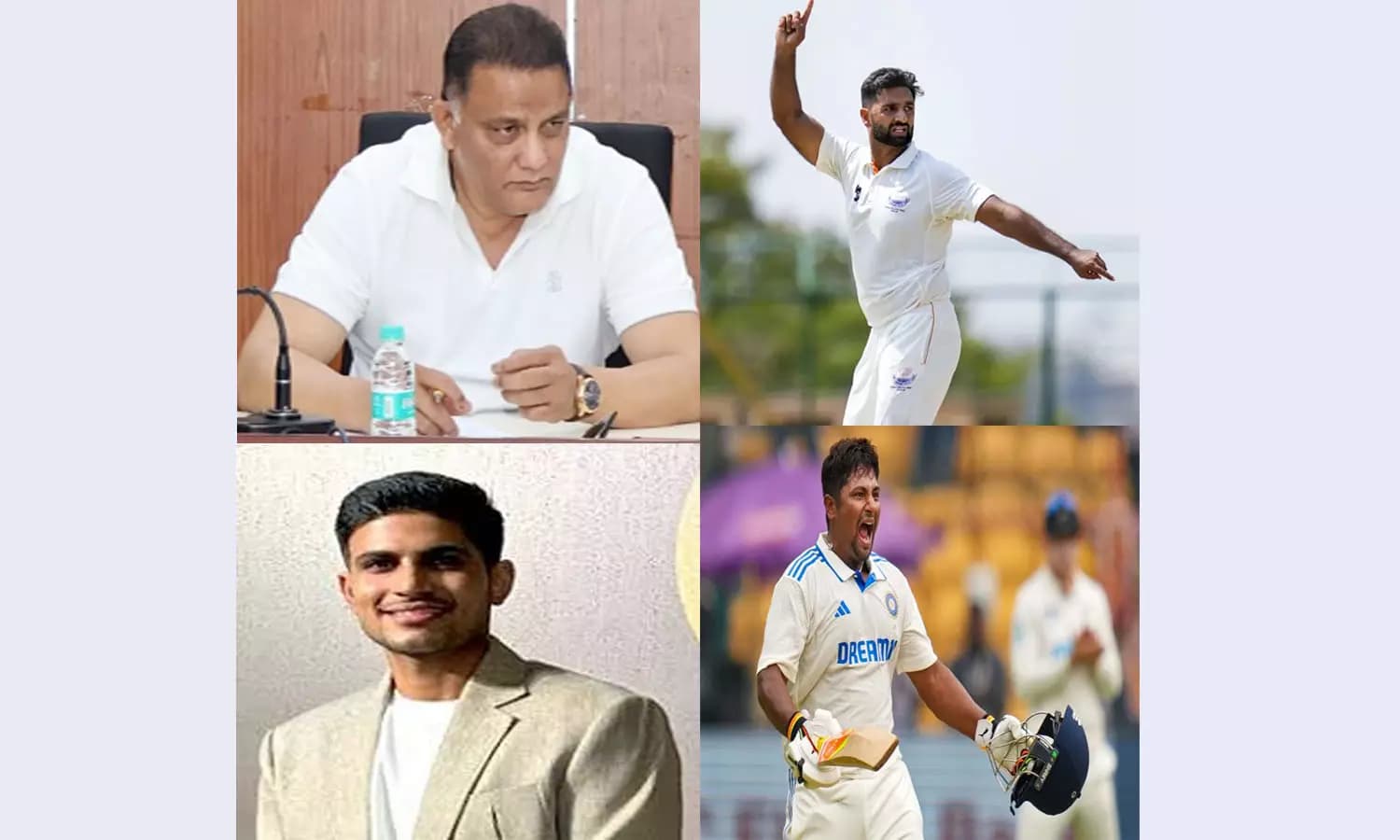 Azharuddin Questions Indian Cricket Selection Policy for Gill, Sarfaraz, and Nabi