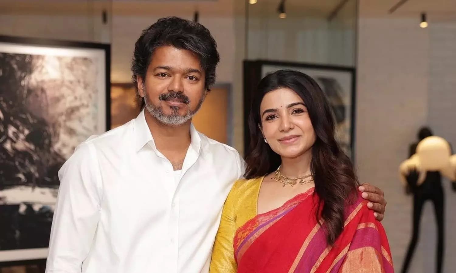Samantha Ruth Prabhu Meets Tamil Nadu Chief Minister C Joseph Vijay in Chennai