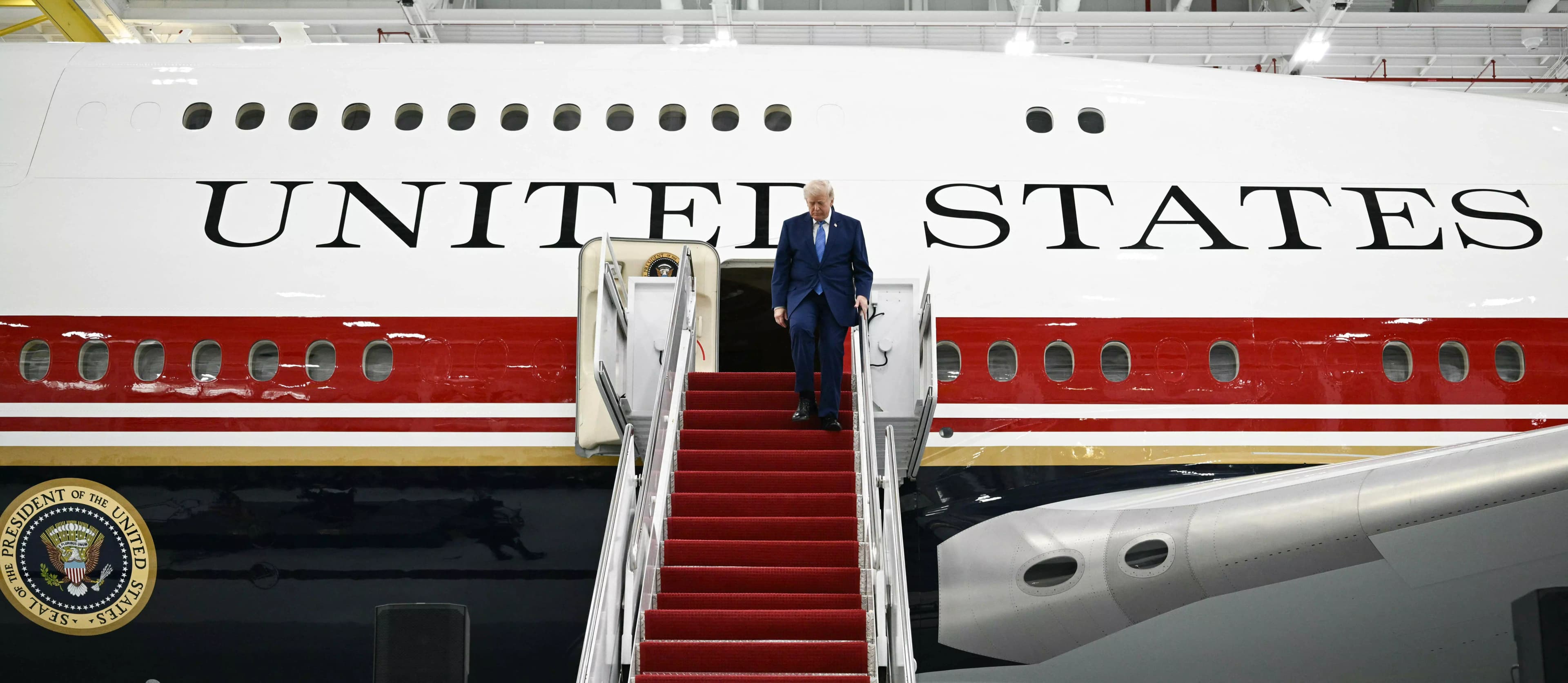 President Trump Unveils New Air Force One Jet Gifted by Qatar