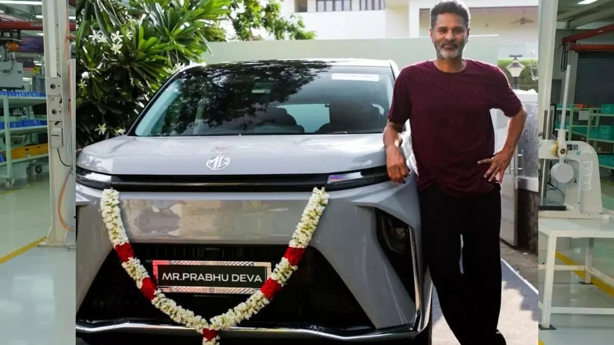 Prabhu Deva Welcomes the Luxurious MG M9 Presidential Limousine to His Collection