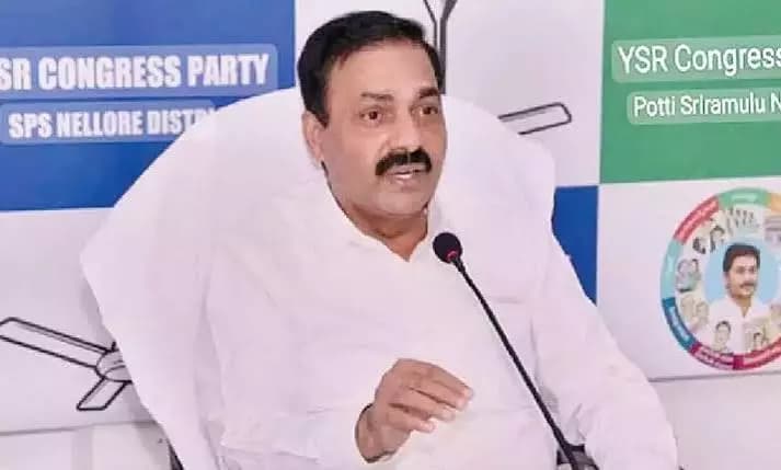 Kakani Govardhan Reddy Challenges Coalition Government Over Alleged False Cases in Nellore