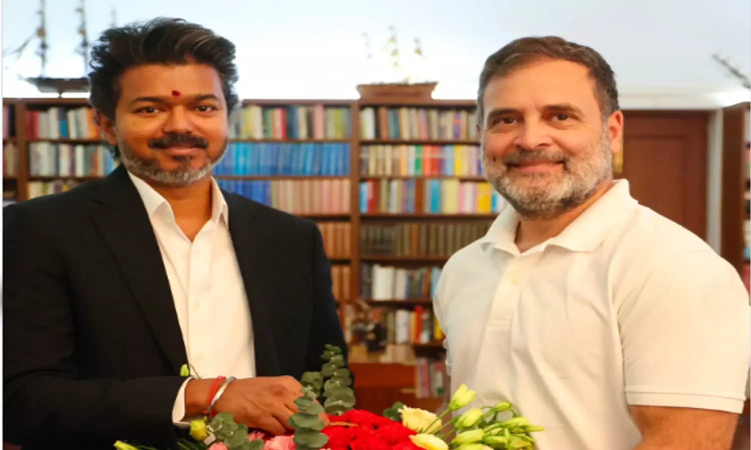 Rahul Gandhi Extends Birthday Wishes to Tamil Nadu CM C Joseph Vijay