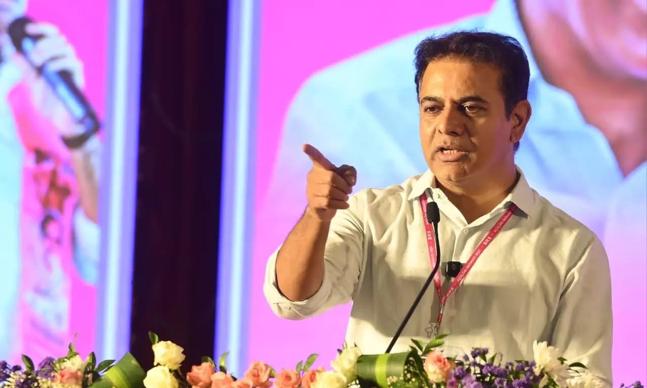 K.T. Rama Rao Claims Telangana CM Is Working Under BJP Diktats